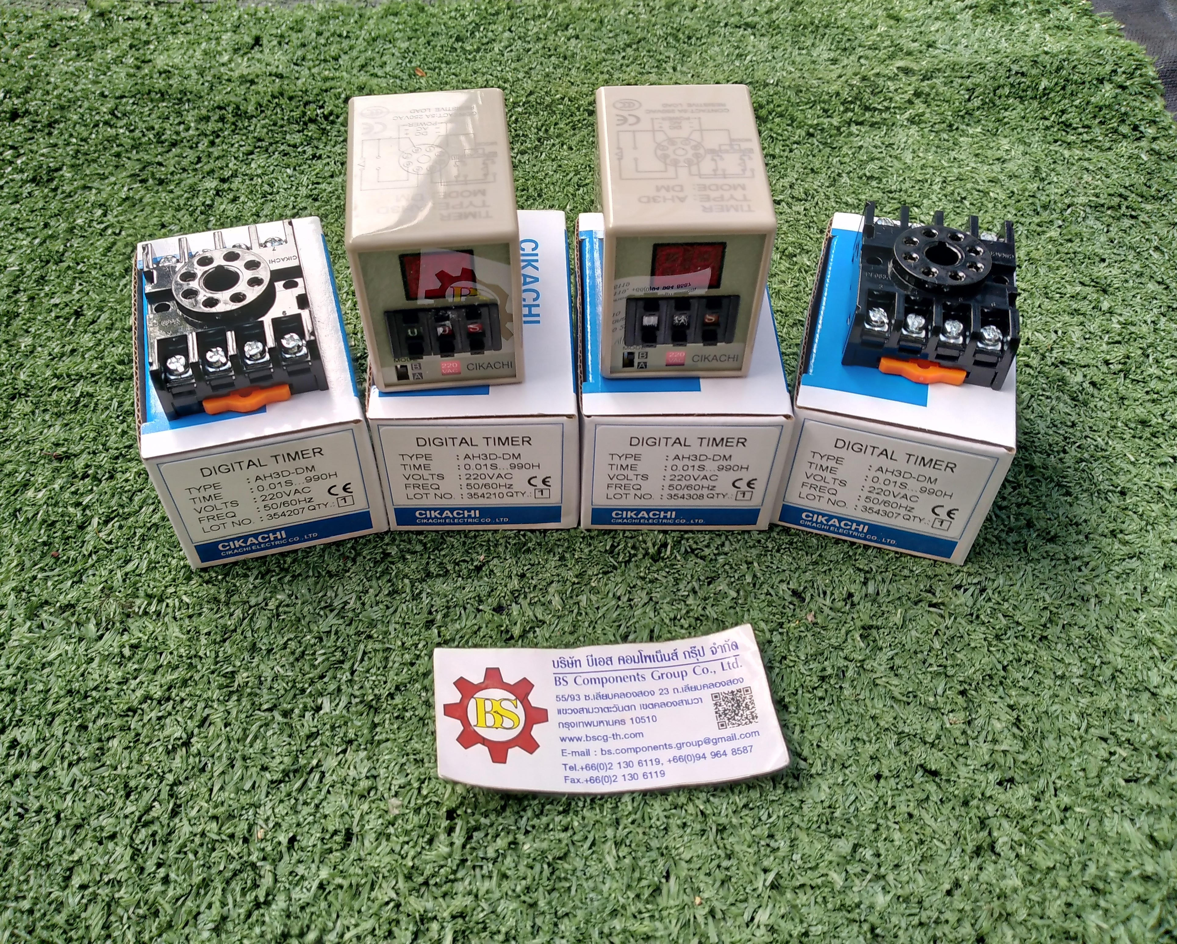 CIKACHI : Timer AH3D-DM 220V (รวมช็อคเก็ต)