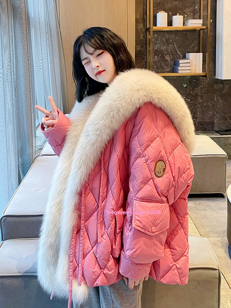 Fur Coat เสื้อขนมิ้งเสื้อโค้ทแบบจัดเต็มแต่งขนเฟอร์ทรงโอเวอร์ไซส์ใส่กันหนาวติดลบได้มาพร้อม 4 เฉดสี