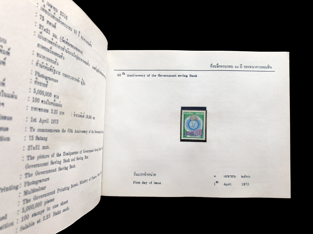 สมุดตราไปรษณียากรไทยประจำปี 2516