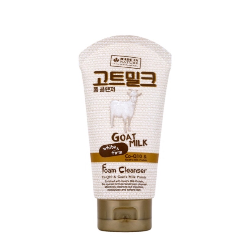 Beauty Buffet Made In Nature Goat Milk Foam Cleanser 100 ml โฟมล้างหน้าน้ำนมแพะ