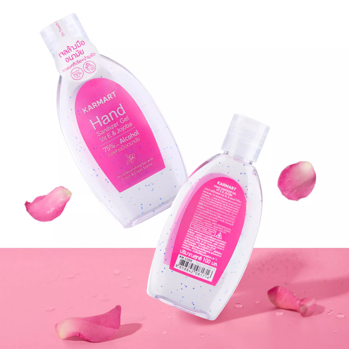 Karmarts Hand Sanitizer Gel Vit E & Jojoba 100ml เจลล้างมืออนามัยแบบไม่ต้องใช้น้ำ ช่วยฆ่าเชื้อโรคและป้องกันแบคทีเรีย
