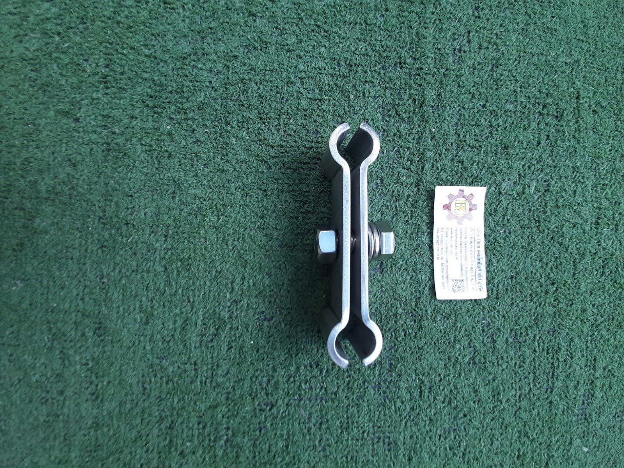 Clamp SUS 304 for 2x95sqmm หนา 5 มิล