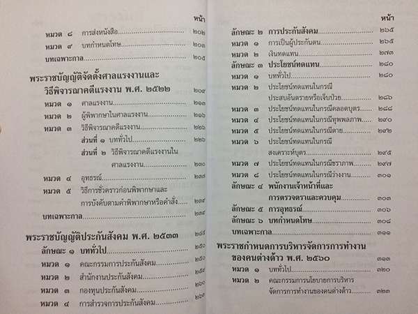 รวมกฎหมายแรงงาน (แก้ไขเพิ่มเติมใหม่ล่าสุด กรกฎาคม 2560)