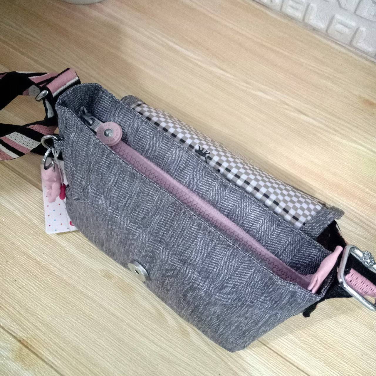 กระเป๋าสะพายไฮโซเท่ห์ๆ เก๋ๆ แบรนด์เนมคิปลิ้งค์สีดำ สีเทา สีแดง KIPLING SABIAN CROSSBODY MINI BAG
