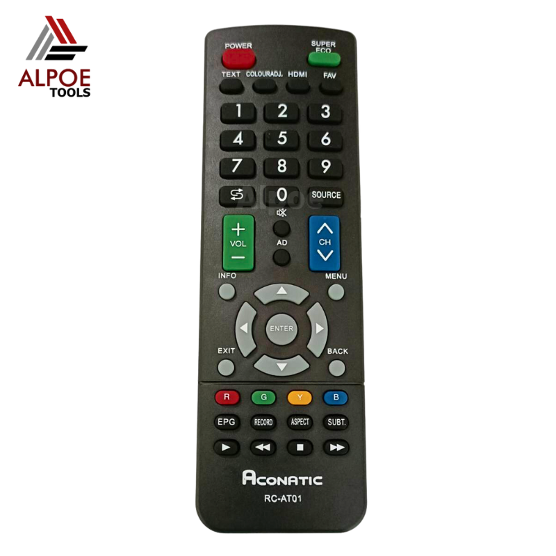 รีโมททีวี Aconatic รหัส RC-AT01 สำหรับ LCD / LED TV