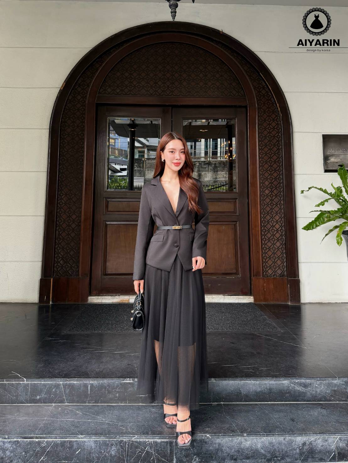 #ชุดเซ็ต 4ชิ้น เสื้อสูท +กระโปรง+เข็มขัด ..:: Detail : set เซ็ตชุดเสื้อสูทเเขนยาผ้าสูทอัดกาวเนื้อผ้าสวยหนามาพร้อมกระโปรงเเละมีเข็มขัดเข้าชุดเอวเข้ารูปกระโปรงบานทรงสวยสวยมั้กเนื้อผ้าดีจะใส่งานได้ทุกโอกาศเลยคะ