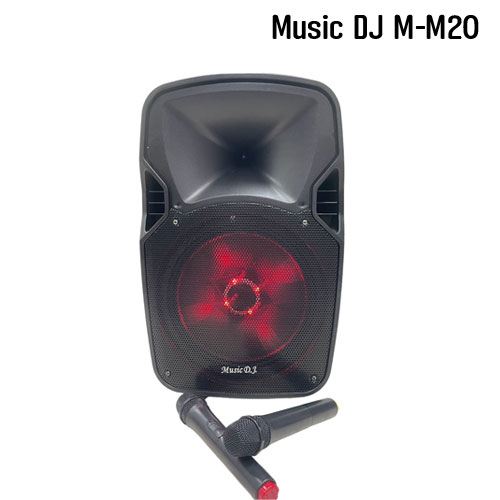 M-M20 MUSIC DJ SPEAKER 12"+MIC*2 BT/USB SP-MJ-12-XM20C