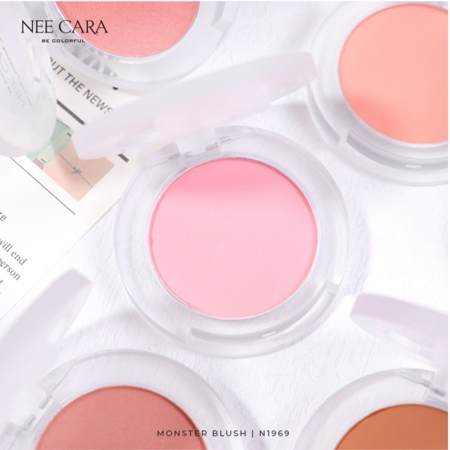 NEE CARA Monster Blush N1969 นีคาร่า มอสเตอร์ บลัช 6กรัม บลัชออน ปัดแก้ม