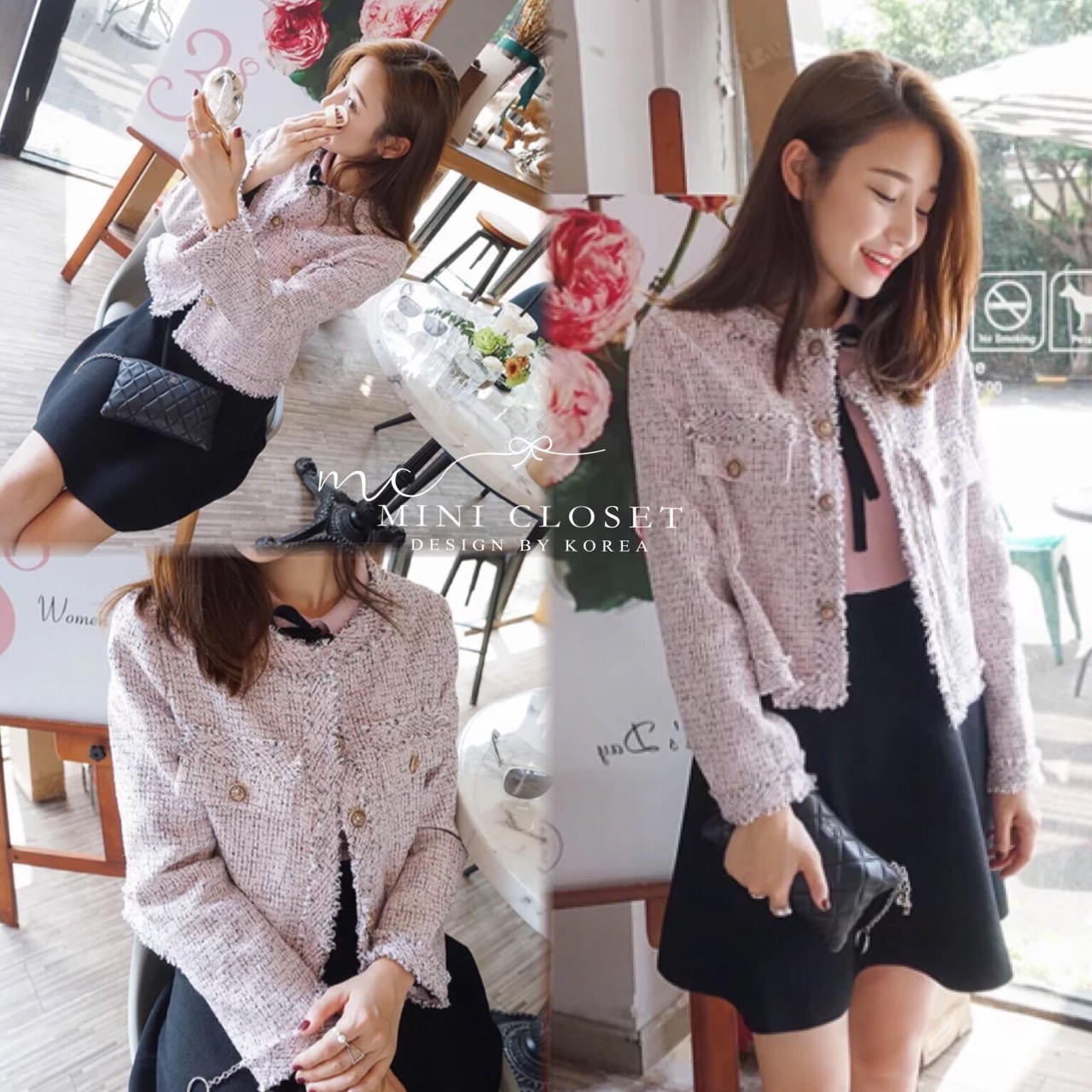 เสื้อคลุม เบรเซอร์ ผ้าทวีตcoco ซับในทั้งตัว ผ้าสวยดูดีค่ะ