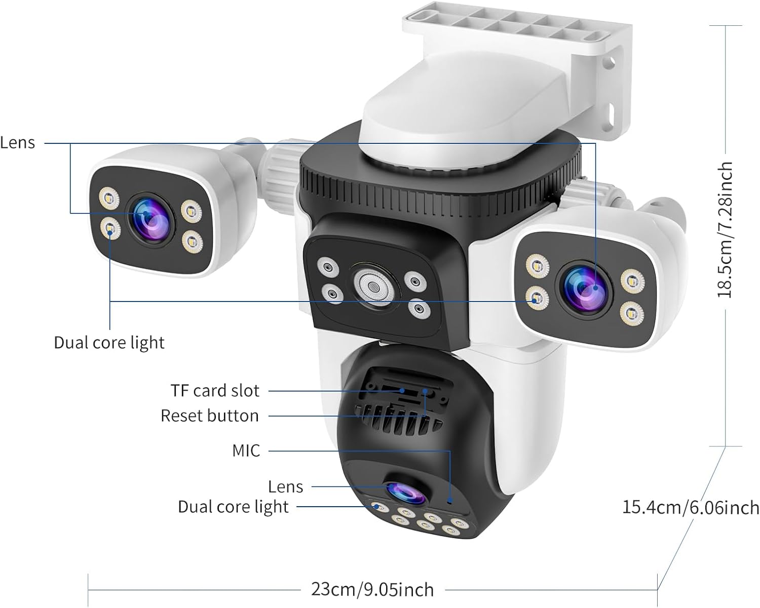 VSTARCAM CG621SR กล้องไอพีคาเมร่า IP CAMERA 4g/ 4กล้อง SKU-03163