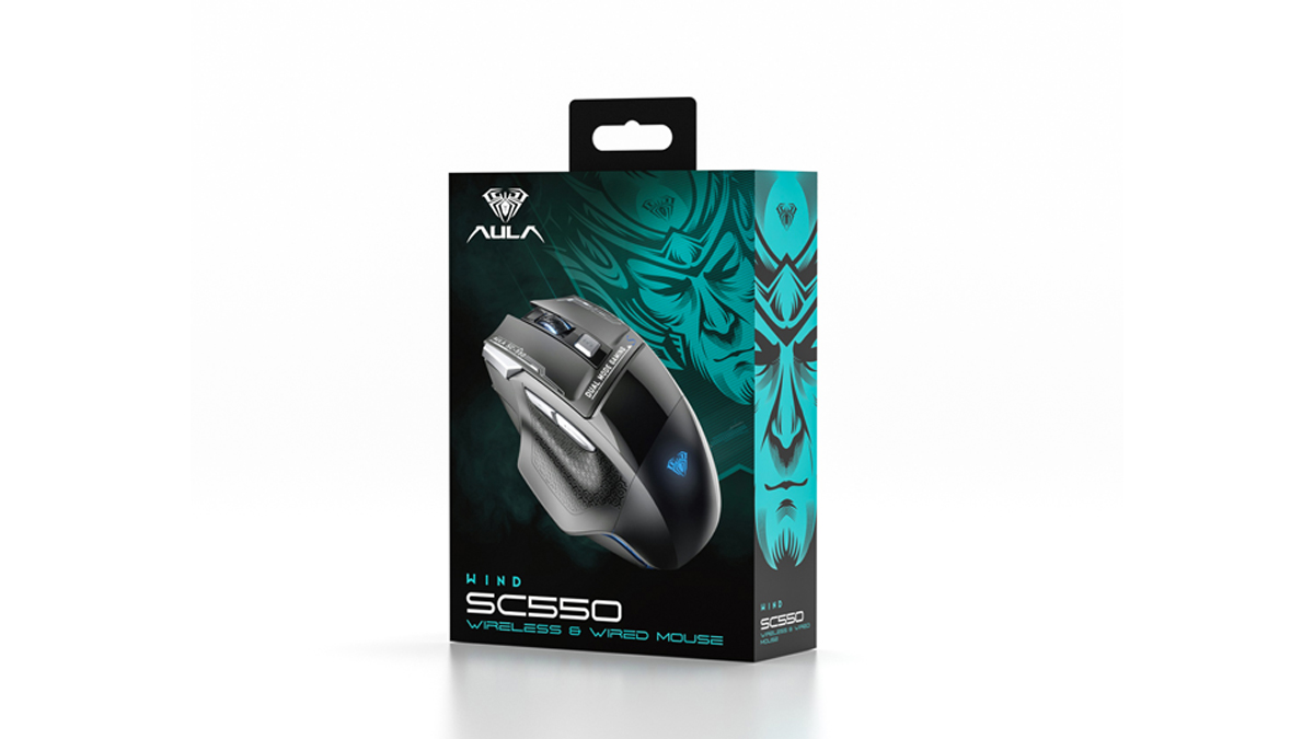 AULA SC550 2-MODE GAMING MOUSE SKU-03001