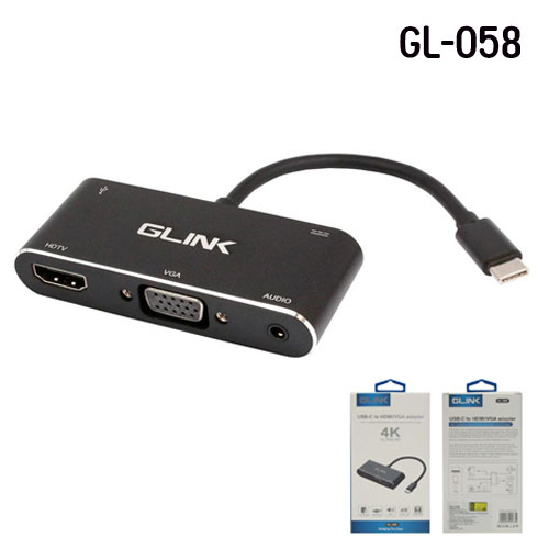 GL058 GLINK USB-C to HDMI/VGA adapter CA-TC-GL-GL058