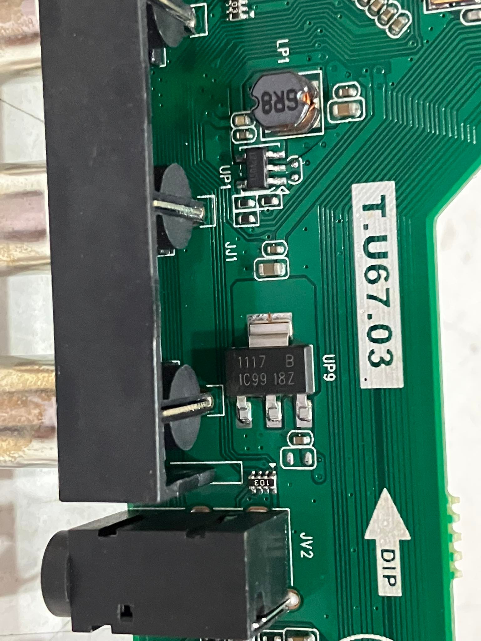 บอร์ด T.U67.03 ไม่ต้องเฟริ์มแวร์(พร้อมรีโมท)