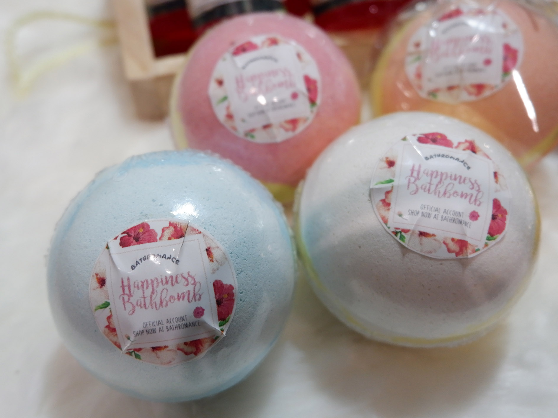 สบู่ทำฟอง Bubbblebath บับเบิ้ลบาธ Cherry Blossom Bath Bomb สบู่ทำฟองกลิ่นซากุระ