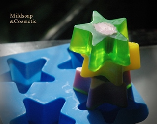 พิมพ์ซิลิโคน ออล สตาร์ /50 กรัม /4 หลุม