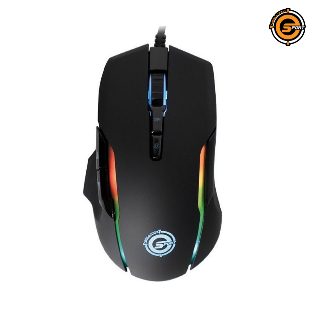 Neolution E-Sport Gaming Mouse เมาส์เกมมิ่ง NEOLUTION E-SPORT RGB 500-7200 DPI 7ปุ่ม EMPERROR SKU-02192
