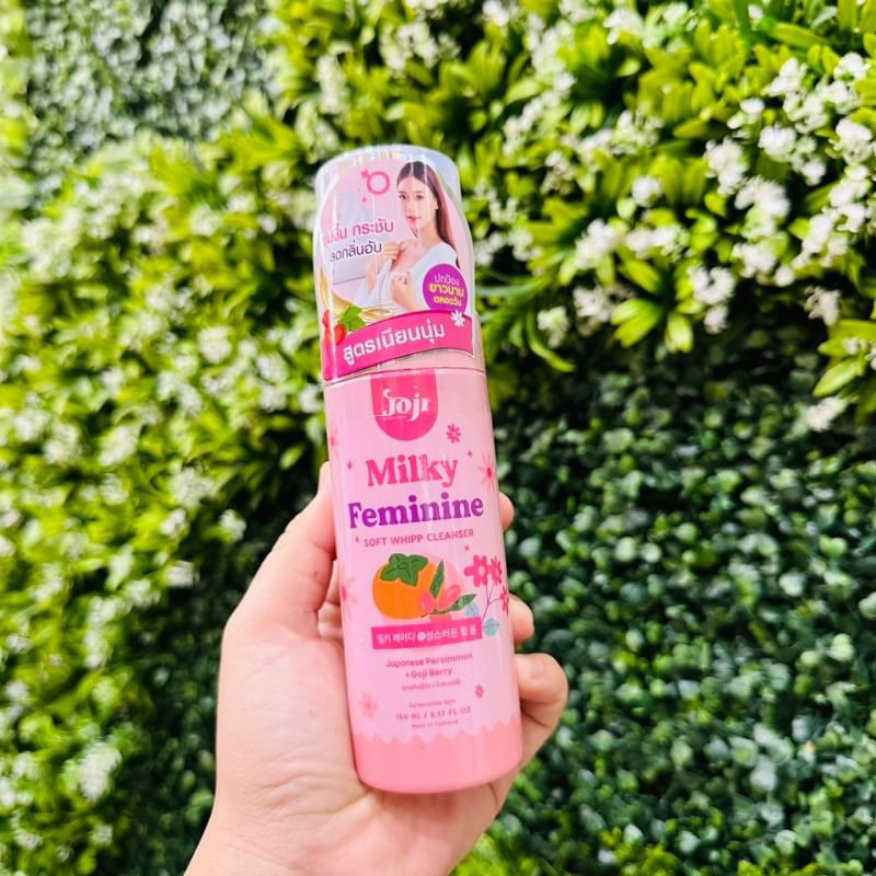ผลิตภัณฑ์ทำความความสะอาดจุดซ่อนเร้น สูตรอ่อนโยน ฟองเนียนนุ่ม Joji Feminine Soft Whipp Cleanser 150ml