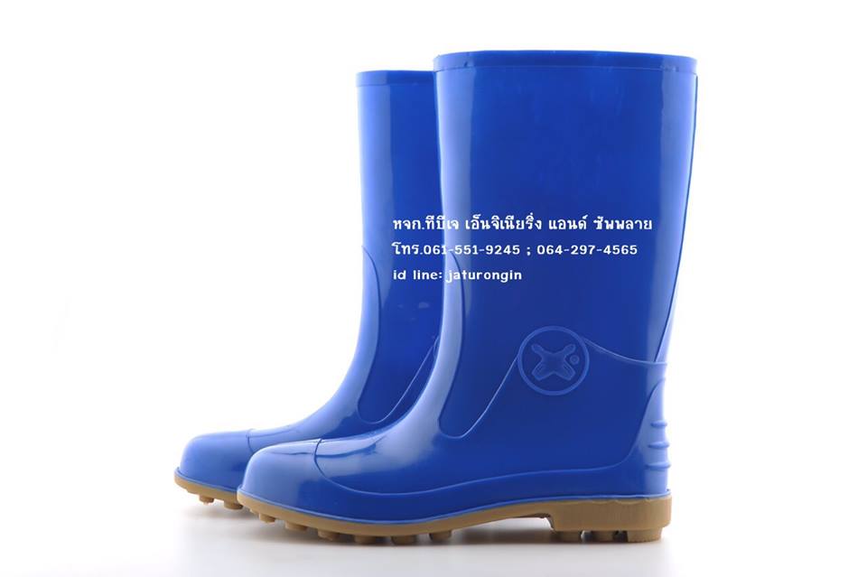 รองเท้าบู๊ท พื้นปุ่มกันลื่น Brand : BOWLING