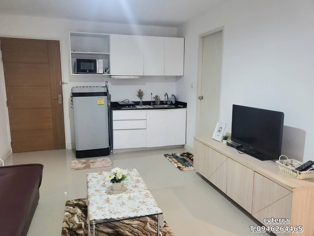 ให้เช่า สวิฟท์ คอนโด ใกล้มหาวิทยาลัยเอแบคบางนา 2 ห้องนอน ขนาด 44.16 ตร.ม ชั้น 3 วิวสระน้ำ