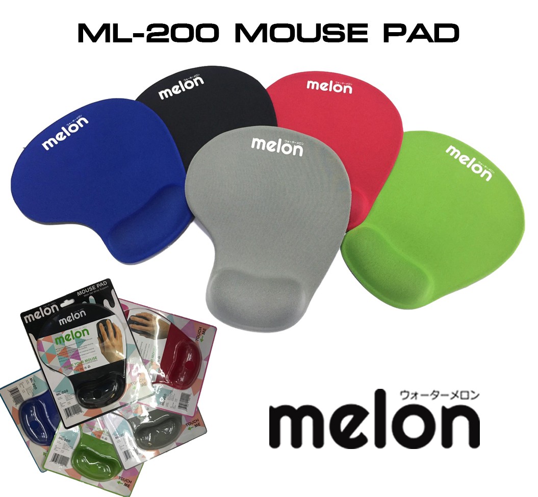 ML-200 MELON MOUSEPAD GELรองข้อมือ MP-ML-GT-ML200