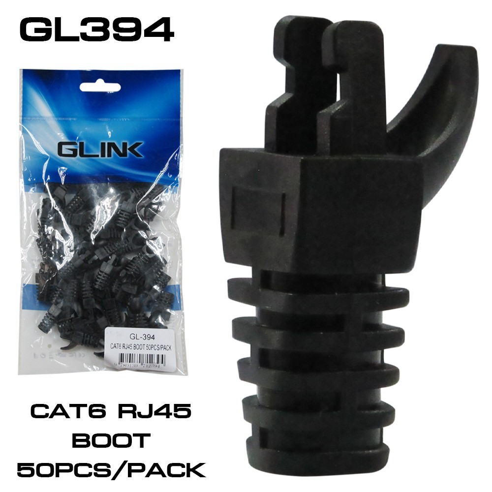 GLINK GL-394 GLINK BOOT ปอกหุ้มหัว RJ 50/PACK ใช้ได้ทั้ง CAT5/CAT6 NW-GO-XX-394XX