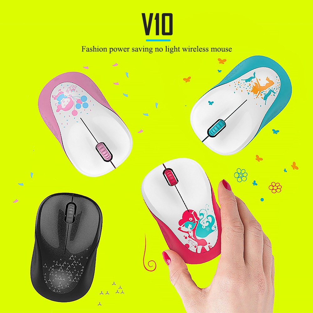 V10 OKER FASHION WIRELESS MOUSE MO-OK-WL-V10xx