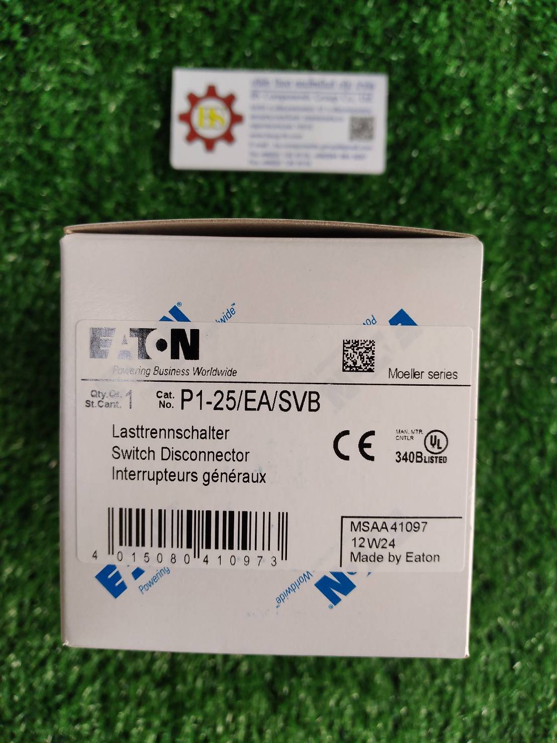 EATON : Main switch P1-25/EA/SVB 3P 25A