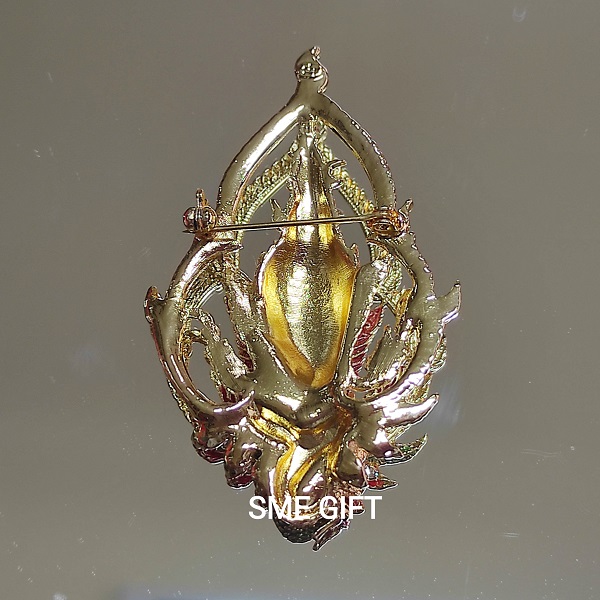 เข็มกลัดพระศิวะ พร้อมกล่องและถุงไหมแก้ว BB007 ชิ้น