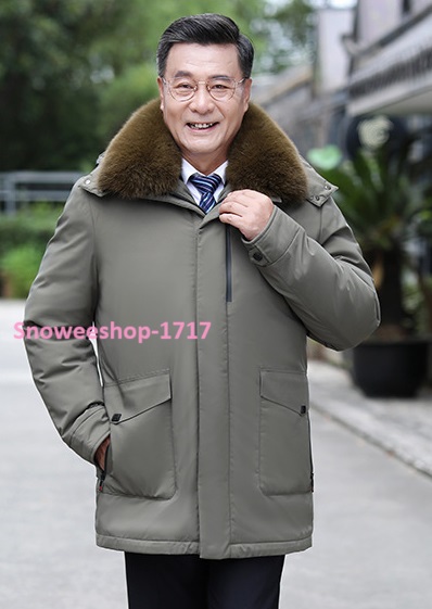 Down Jacket เสื้อกันหนาวสำหรับผู้ใหญ่ เสื้อกันหนาวใส่ติดลบสำหรับผู้ชาย พร้อมตัวซับในถอดแยกได้ ถอดแยกใส่ได้แบบไม่หนาวมาก และหนาวถึงติดลบ 40 แต่งปกเฟอร์สีเข้ากัน มีหลายไซใหญ่สุดอก 56 นิ้ว มี 3 สี