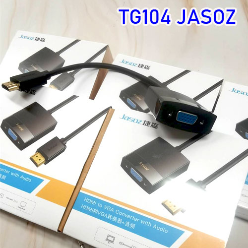 TG104 JASOZ ตัวเเปลง HDMI to VGA Adapter+AUDIO FULL HD CV-GO-XX-HDM01
