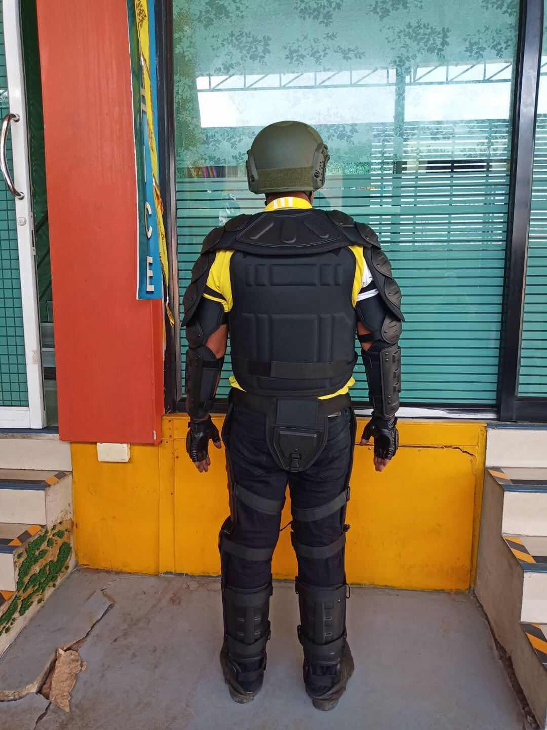 Anti Riot Suit ชุดปราบจราจล ชุดป้องกับบุคคล ชุดนิรภัย ชุดควบคุมฝูงชน