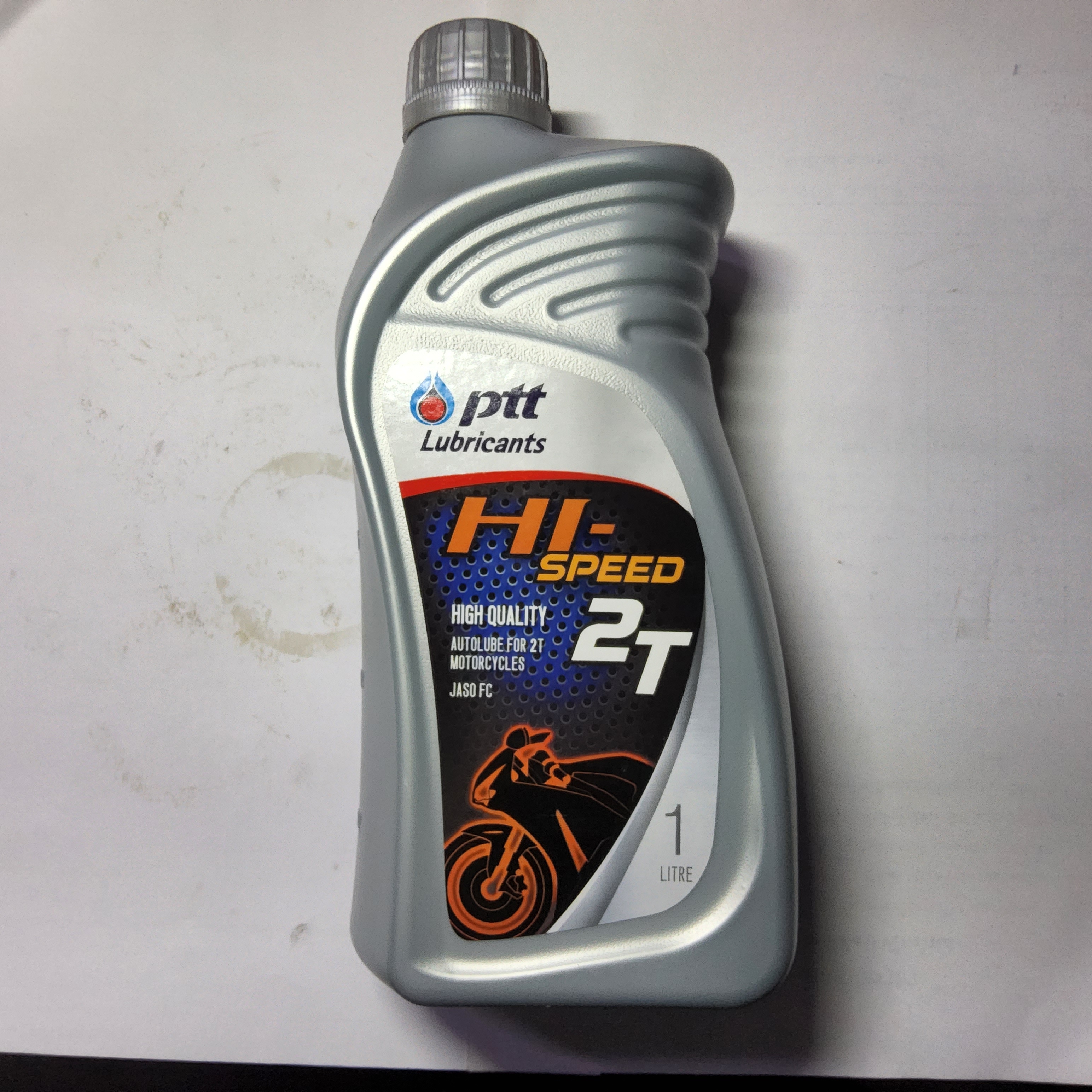 น้ำมันเครื่องมอเตอร์ไซค์ PTT Max Speed 2T ขนาด 1 ลิตร