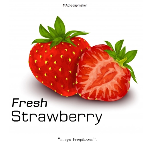Strawberry : Fresh Strawberry หัวน้ำหอมสตอเบอรี่สด Fresh Fruity สดชื่น มีชีวิตชีวา ละลายได้ในน้ำมัน - ไม่เร่งเทรซ