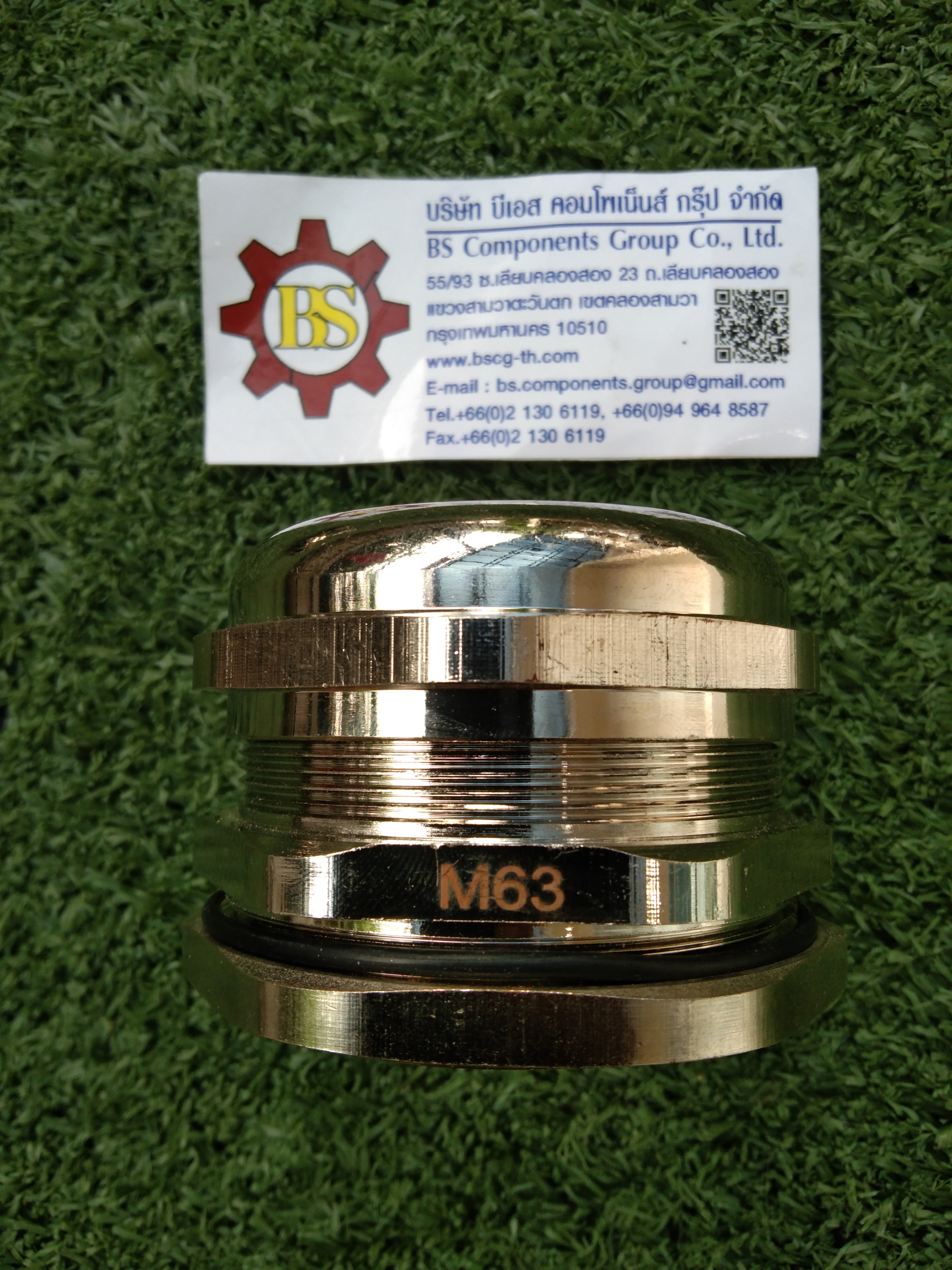 SHINOHAWA : Brass Cable grand ชุบนิเกิ้ล โลหะ M63x1.5 IP44