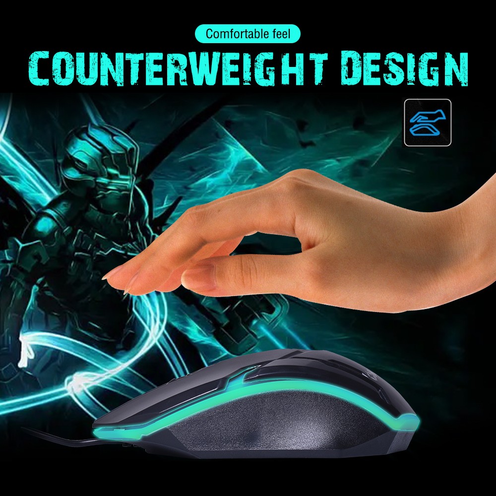 OP-168 OKER MOUSE USB LED 2000DPI SKU-02942