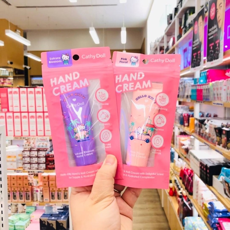Sale ‼️ Cathy Doll Hello Kitty Hand Cream 30 g ครีมทามือ ฮัลโหล คิตตี้ เคที่ดอลล์