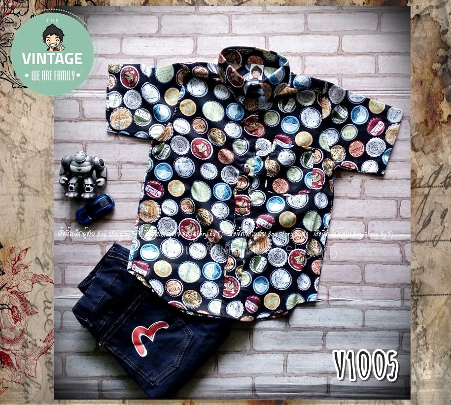 V1005 ลาย KOLA ไซส์เด็กและผู้ใหญ่