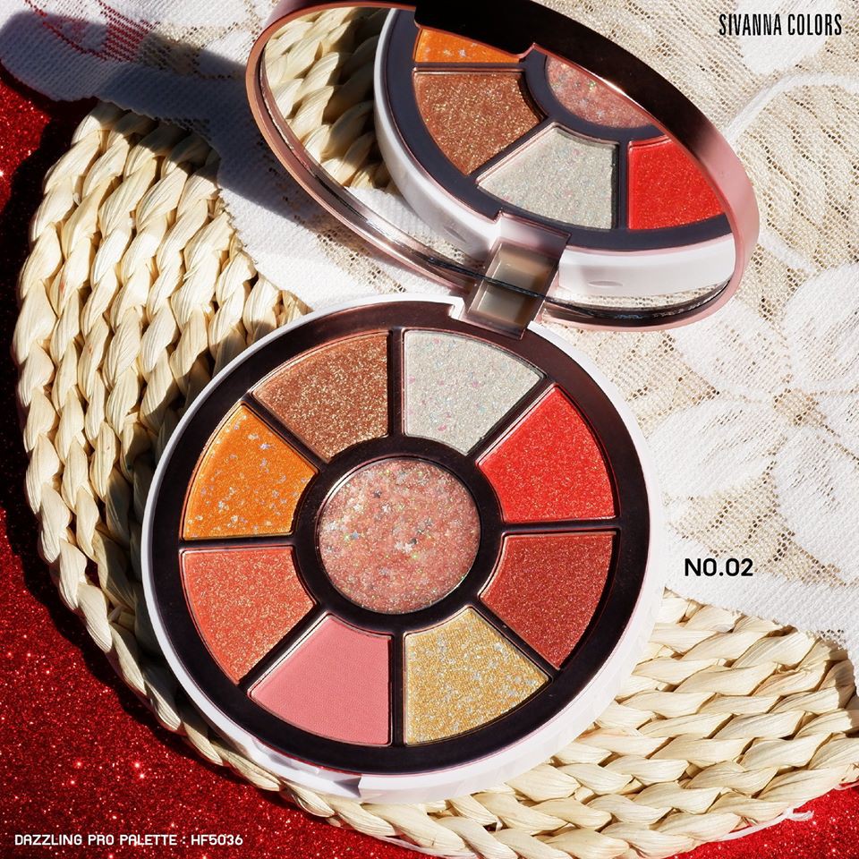 Sivanna Colors Dazzling Pro Palette HF5036 ซีเวียน่า อายแชโดว์ โปร พาเลท