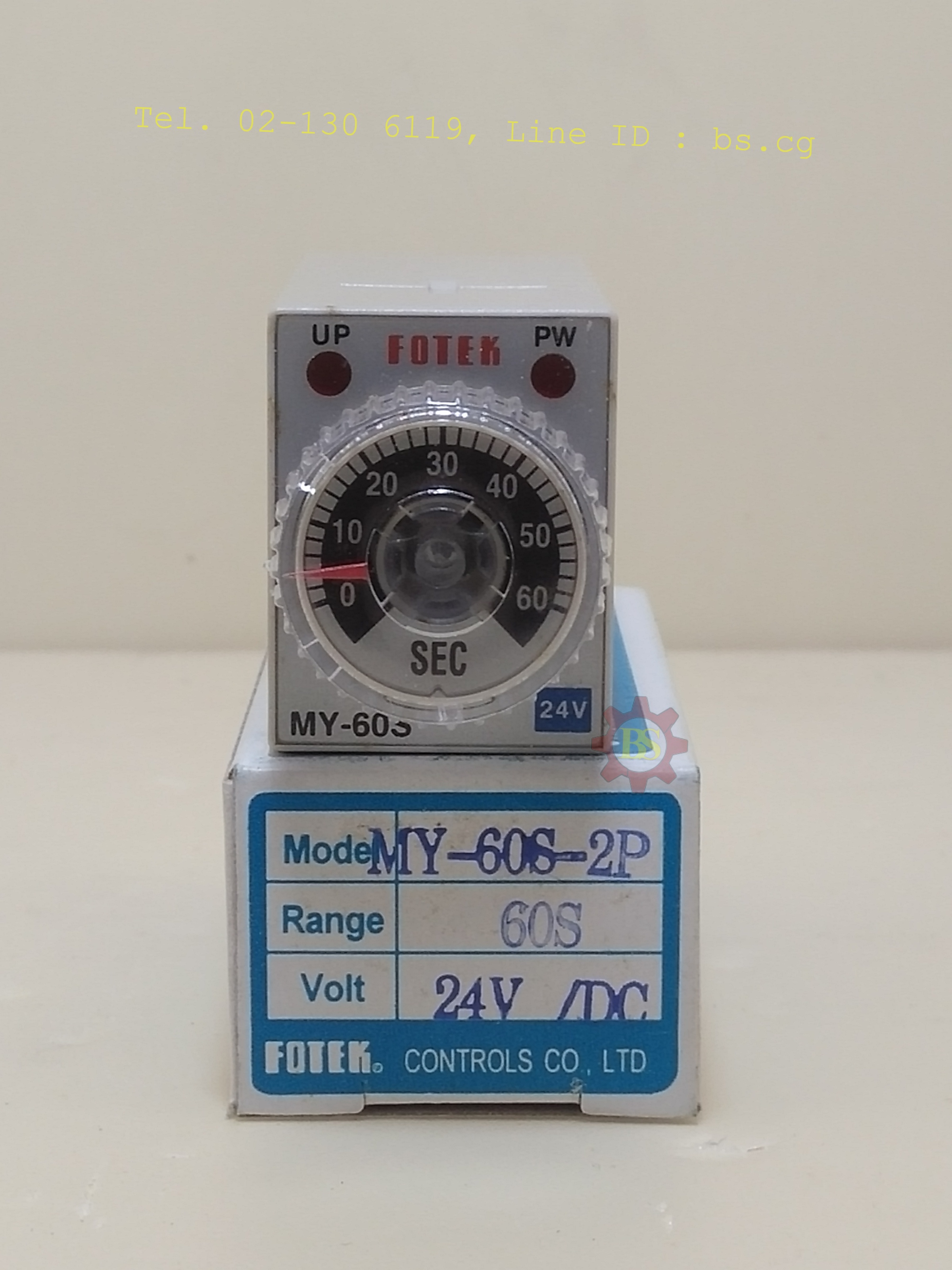 FOTEK: Timer MY-60S-2P-24VDC