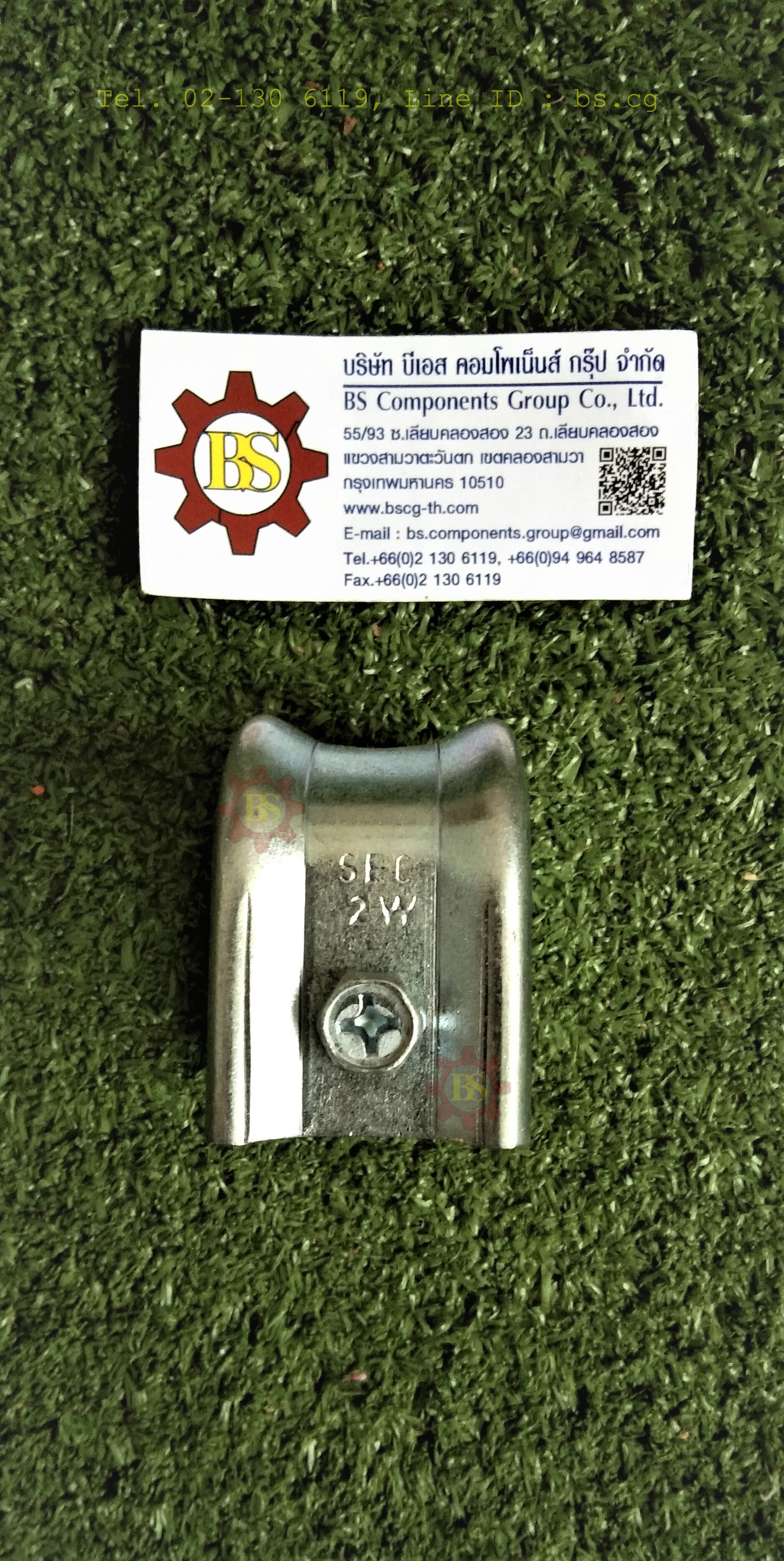 แคล้มฟันจระเข้ เบอร์ 2W ชุบขาว (beam clamp) 17-32mm.