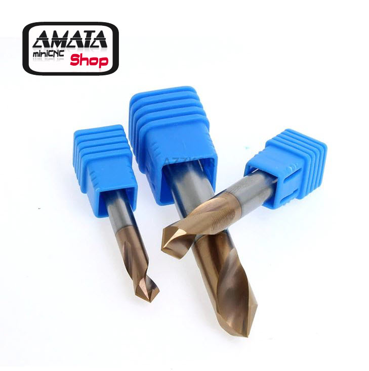 Chamfer Cutting Edge 6.0 mm. 2 ฟัน Carbide Coating Tungsten HRC65