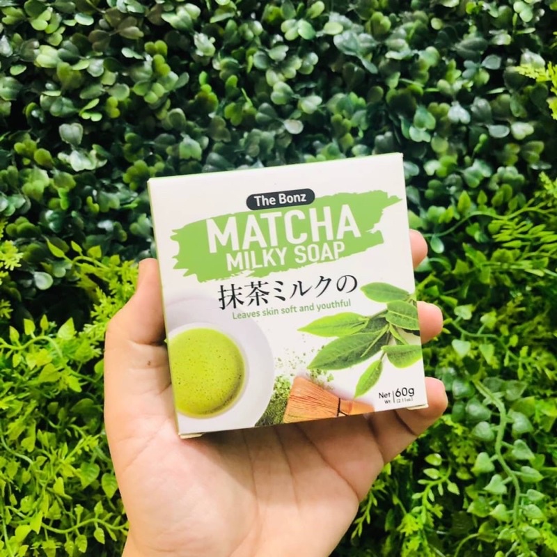 MATCHA MILKY SOAP 60g สบู่ชาเขียว 抹茶ミルキーソープ