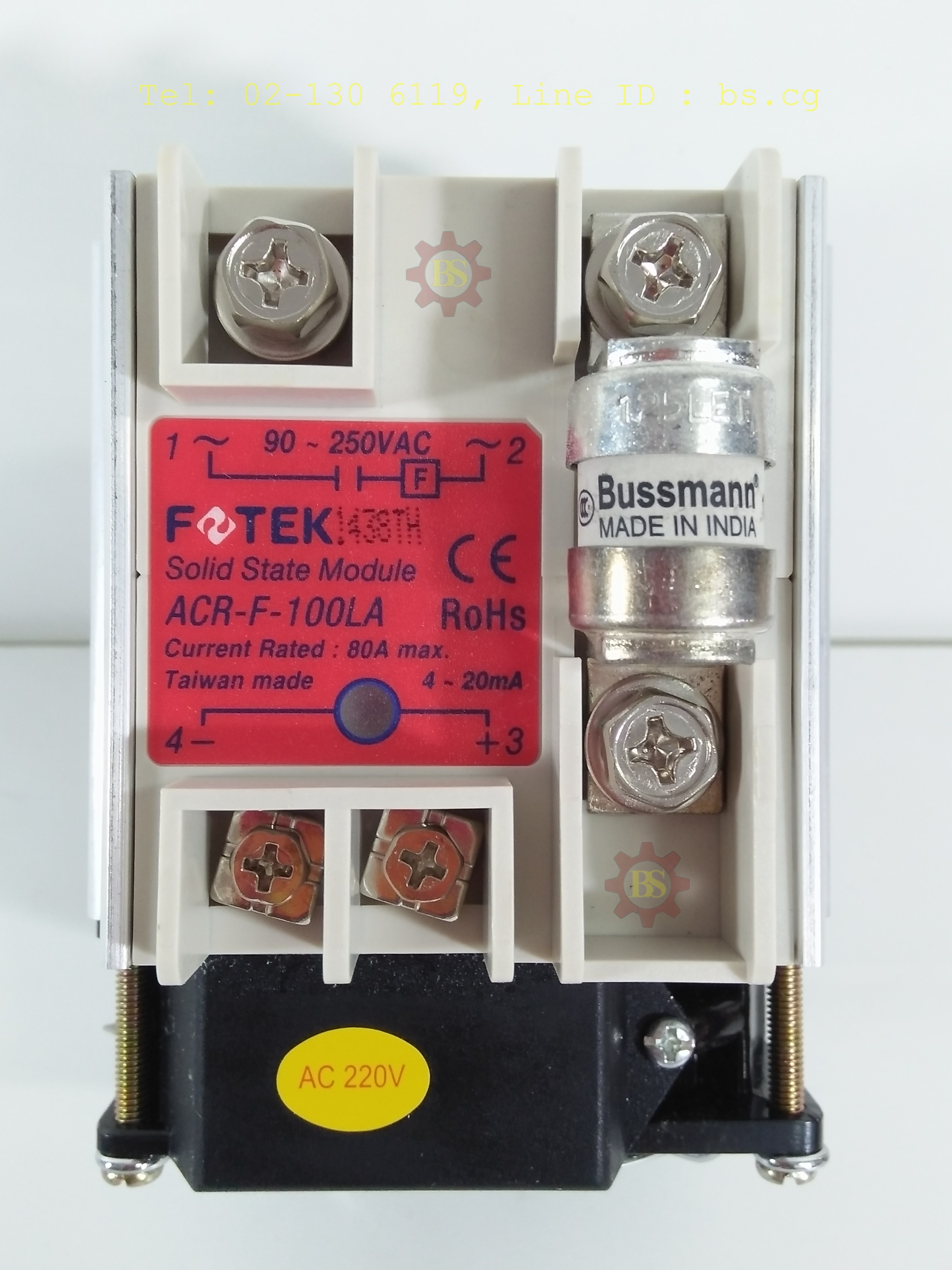 FOTEK : Solid State Module ACR-F-100LA+FAN+FUSE