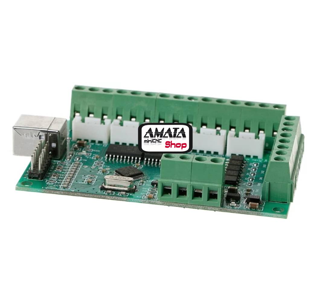 Interface Board MACH3 5 Axis Run On Win XP/7/8/10-32/64 bit + USB Cable + Manual + Plugin