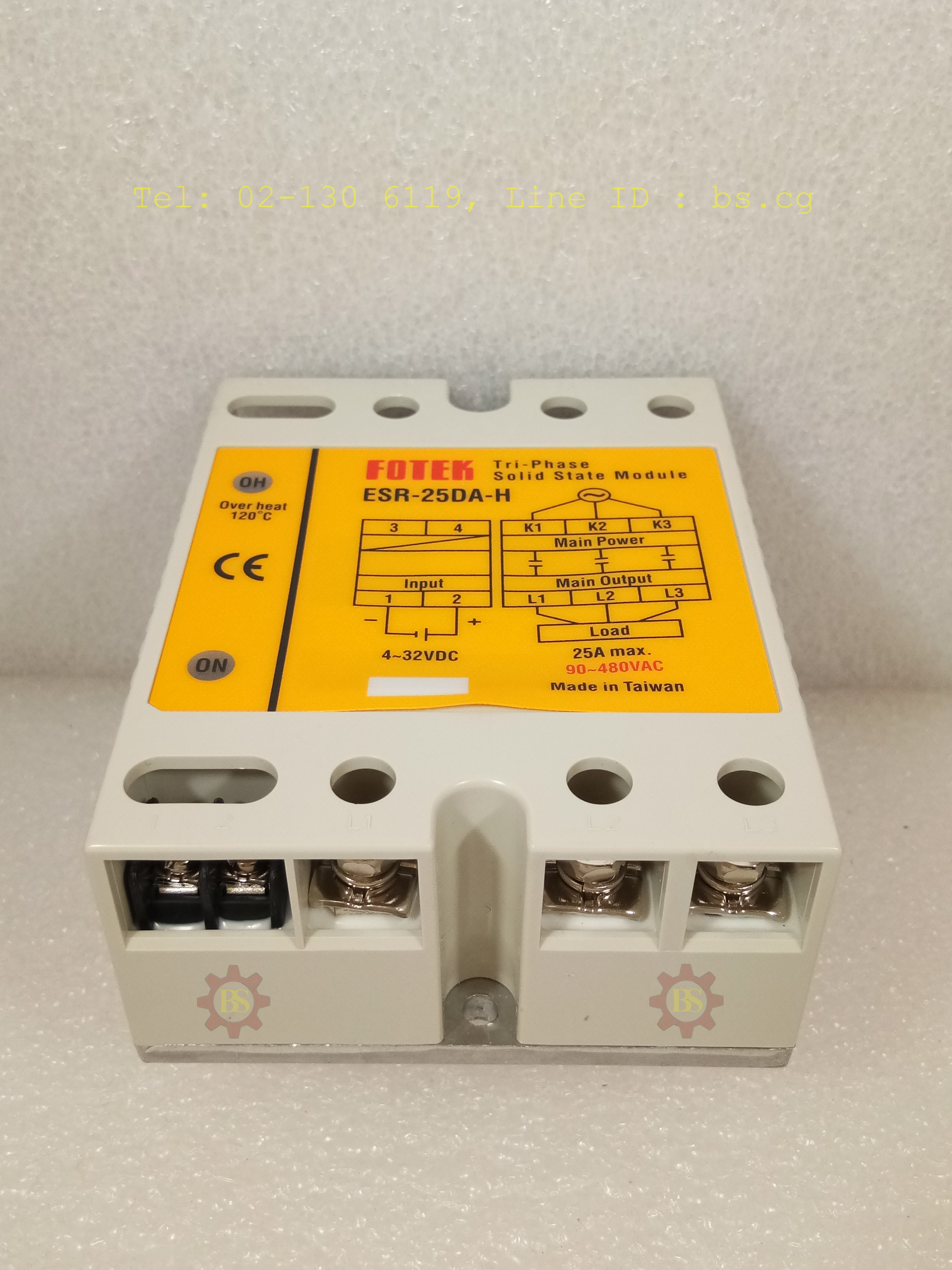 FOTEK : Solid State Module Tri-Phase ESR-25DA-H