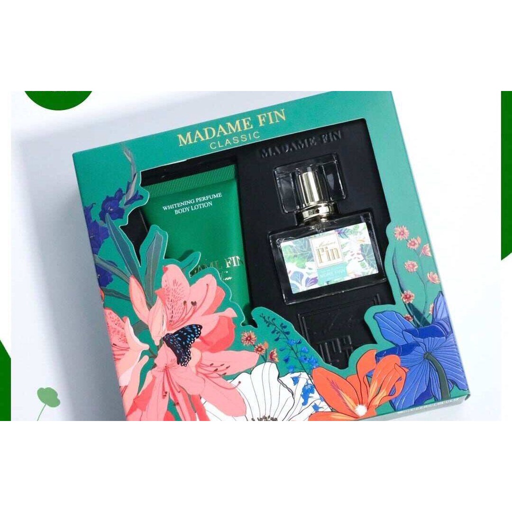 เซ็ทน้ำหอม+โลชั่น มาดามฟิน Madam Fin Perfume Box Set น้ำหอม 6 กลิ่น 6 สไตล์ เหมาะสำหรับให้เป็น ของขวัญ