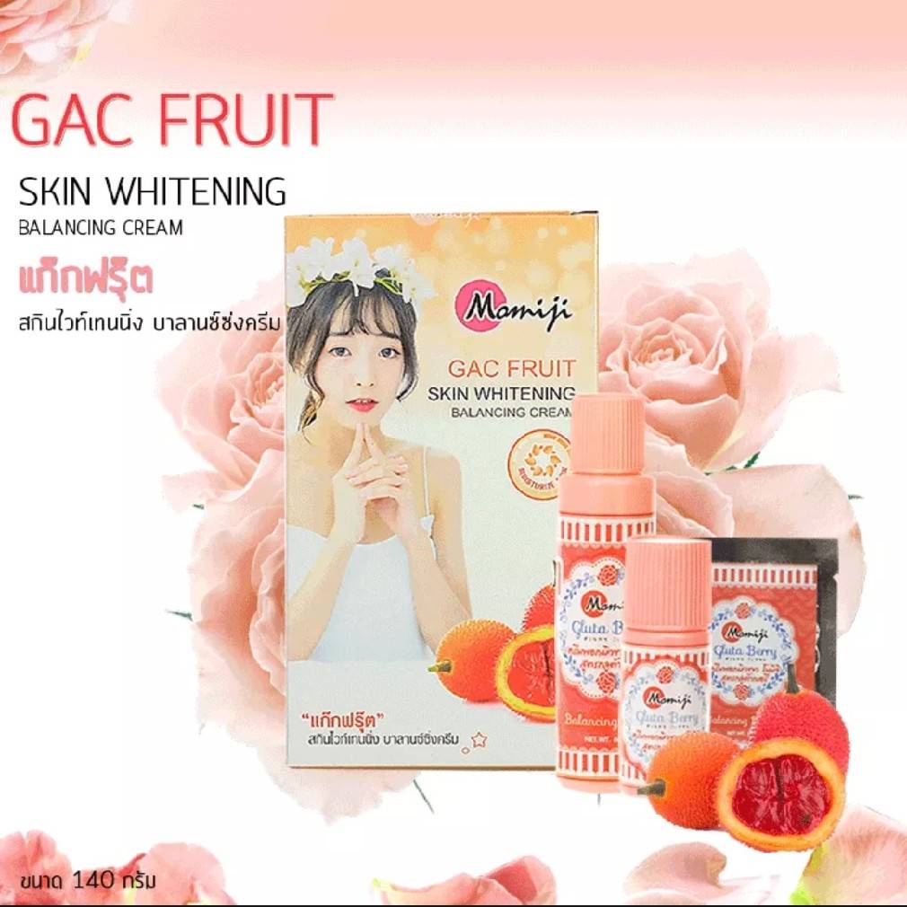 Momiji โมมิจิ Skin Whitening Balancing Cream 140g. สกินไวท์เทนนิ่ง บาลานซ์ซิ่ง ครีม ฟอกสีขน (มี4สูตร)