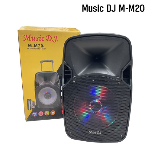 M-M20 MUSIC DJ SPEAKER 12"+MIC*2 BT/USB SP-MJ-12-XM20C