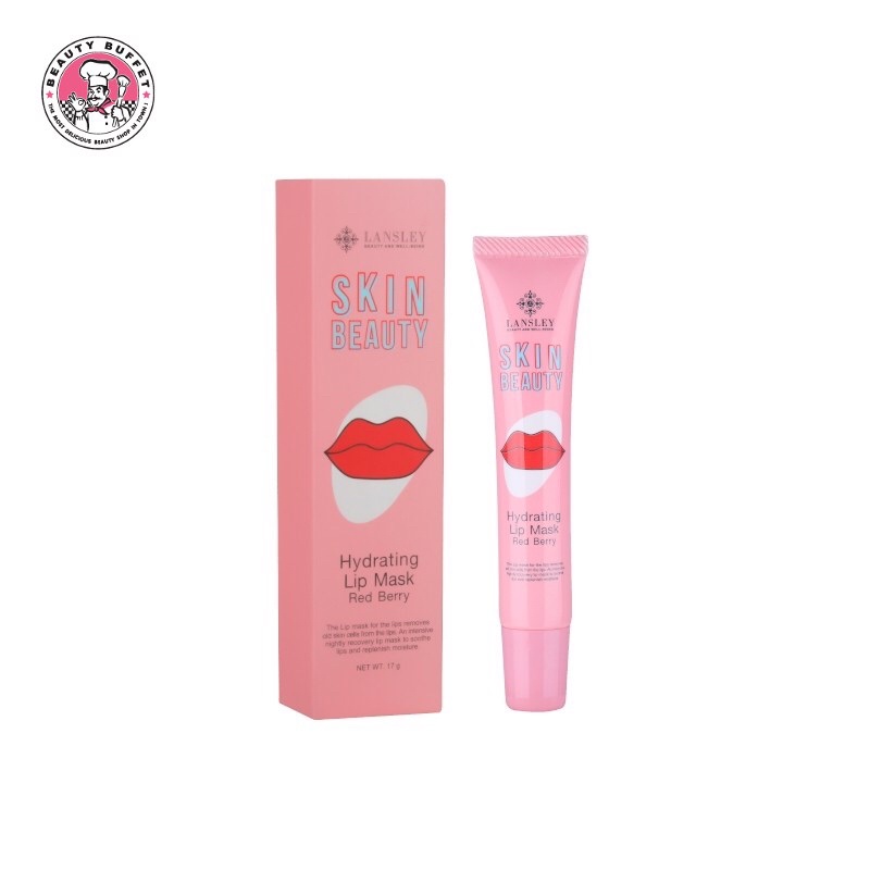 BEAUTY BUFFET LANSLEY SKIN BEAUTY HYDRATING LIP MASK 17 g มี 2 สูตร Red berry / Grape berry สิปมาส์ก
