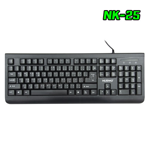 NUBWO NK25 NUBWO AZALIA KEYBOARD USB KB-UB-NW-025BK